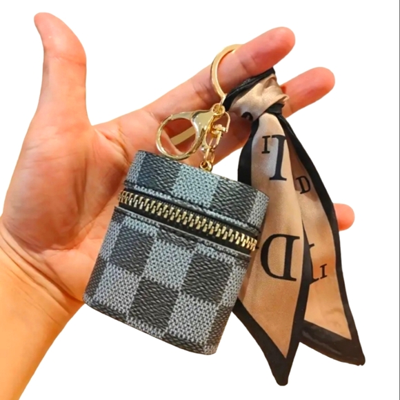 Accessories Nwt Gray Mini Coin Bagkeychain Poshmark